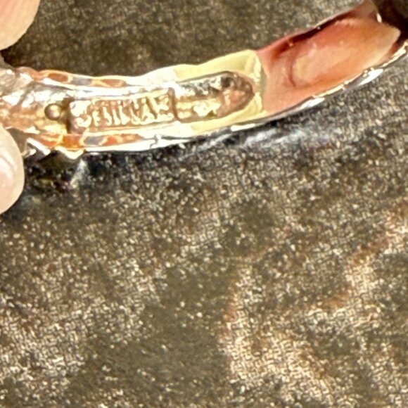 Lavender CZ Cable Band Ring Size 8 10K Gold Estate Jewelry Timeless Style - Picture 9 of 14